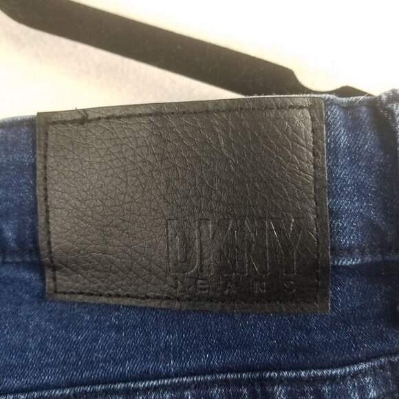 Jeans DKNY Duane Classic Straight Fit Denim 36 X 30 dark blue men's - Picture 4 of 16